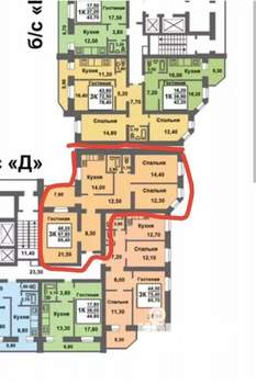 3-к квартира, вторичка, 95м2, 10/16 этаж