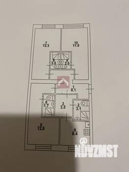 3-к квартира, вторичка, 63м2, 1/5 этаж