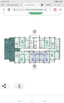 3-к квартира, вторичка, 84м2, 20/24 этаж