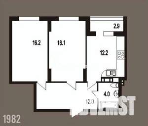 2-к квартира, сданный дом, 63м2, 9/10 этаж
