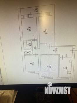 4-к квартира, вторичка, 77м2, 8/10 этаж