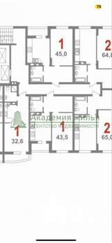 1-к квартира, вторичка, 41м2, 5/10 этаж