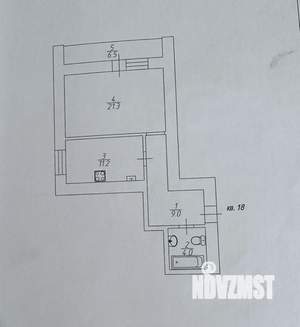 1-к квартира, вторичка, 46м2, 5/11 этаж