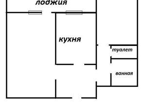 2-к квартира, вторичка, 53м2, 6/9 этаж