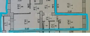 3-к квартира, вторичка, 70м2, 2/10 этаж