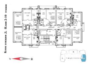 1-к квартира, строящийся дом, 41м2, 6/10 этаж