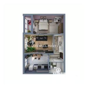 2-к квартира, вторичка, 58м2, 6/10 этаж