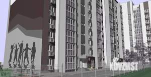1-к квартира, строящийся дом, 37м2, 6/11 этаж