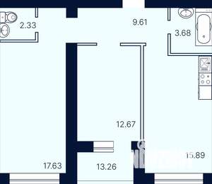 2-к квартира, вторичка, 65м2, 8/10 этаж