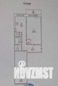 2-к квартира, вторичка, 52м2, 6/9 этаж