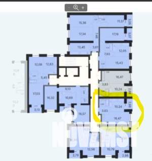 1-к квартира, сданный дом, 38м2, 6/10 этаж