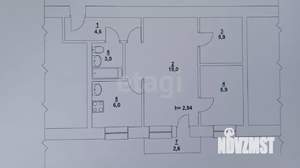 2-к квартира, вторичка, 44м2, 4/5 этаж