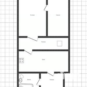 2-к квартира, вторичка, 38м2, 2/2 этаж