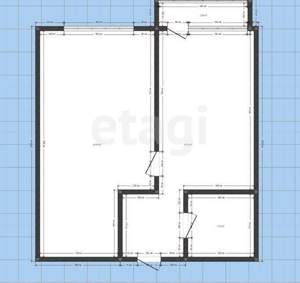 1-к квартира, сданный дом, 39м2, 6/10 этаж