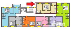 2-к квартира, сданный дом, 51м2, 5/10 этаж