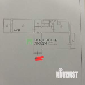 2-к квартира, вторичка, 50м2, 6/9 этаж