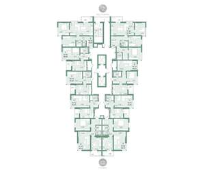 2-к квартира, вторичка, 51м2, 12/22 этаж