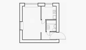 1-к квартира, вторичка, 31м2, 3/5 этаж