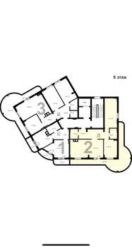 2-к квартира, вторичка, 104м2, 4/9 этаж