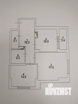 2-к квартира, вторичка, 60м2, 13/19 этаж