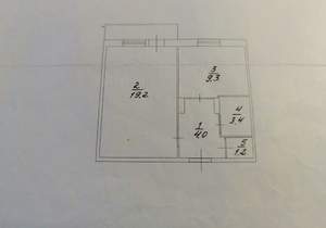 1-к квартира, вторичка, 38м2, 9/9 этаж
