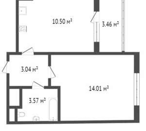 2-к квартира, вторичка, 71м2, 4/10 этаж