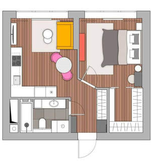 1-к квартира, вторичка, 40м2, 7/15 этаж