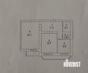 2-к квартира, вторичка, 74м2, 9/12 этаж