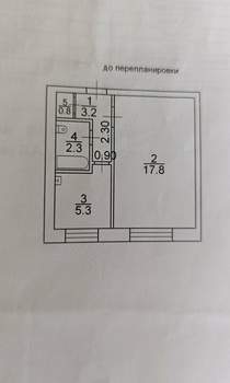 1-к квартира, вторичка, 29м2, 6/9 этаж