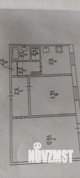 2-к квартира, вторичка, 53м2, 3/9 этаж