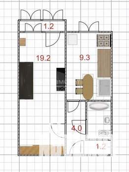 1-к квартира, вторичка, 37м2, 2/9 этаж