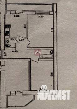 2-к квартира, вторичка, 57м2, 3/16 этаж