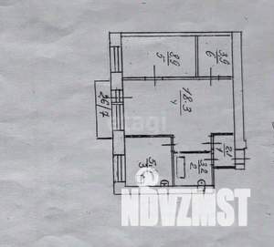 2-к квартира, вторичка, 42м2, 5/5 этаж