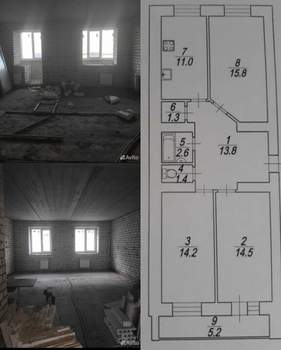 3-к квартира, вторичка, 75м2, 5/14 этаж