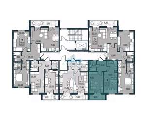 1-к квартира, вторичка, 43м2, 8/10 этаж