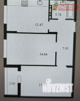 2-к квартира, вторичка, 58м2, 2/10 этаж