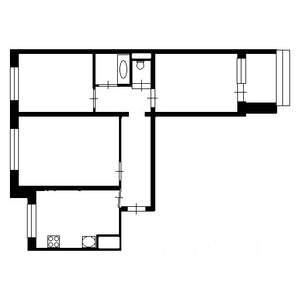 3-к квартира, вторичка, 65м2, 6/9 этаж