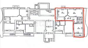 2-к квартира, вторичка, 51м2, 1/10 этаж