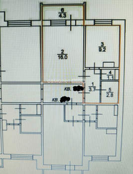 1-к квартира, вторичка, 33м2, 6/10 этаж