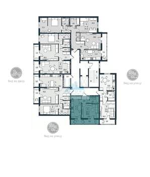 1-к квартира, вторичка, 39м2, 4/10 этаж