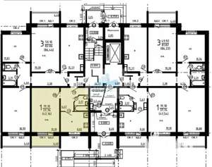 1-к квартира, вторичка, 42м2, 1/11 этаж
