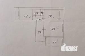 3-к квартира, вторичка, 63м2, 8/9 этаж