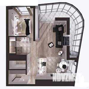 2-к квартира, вторичка, 84м2, 35/37 этаж