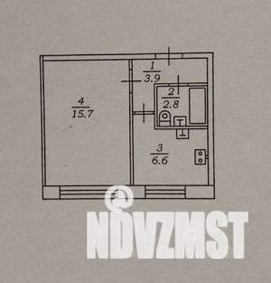 1-к квартира, вторичка, 29м2, 1/5 этаж