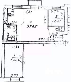 3-к квартира, вторичка, 78м2, 4/10 этаж