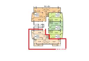 3-к квартира, вторичка, 113м2, 5/6 этаж