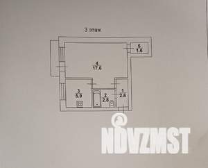 1-к квартира, вторичка, 31м2, 3/4 этаж