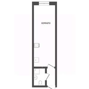 1-к квартира, вторичка, 31м2, 8/10 этаж
