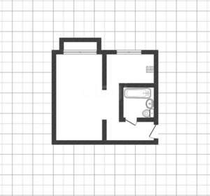 1-к квартира, вторичка, 31м2, 2/5 этаж