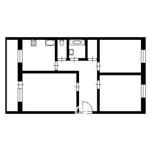 3-к квартира, вторичка, 66м2, 8/11 этаж